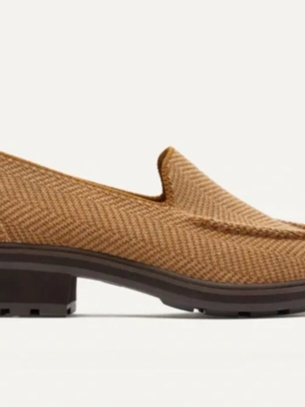 Rothy's The Lug Loafer - Teak Herringbone Size 8.5 - Picture 3 of 9